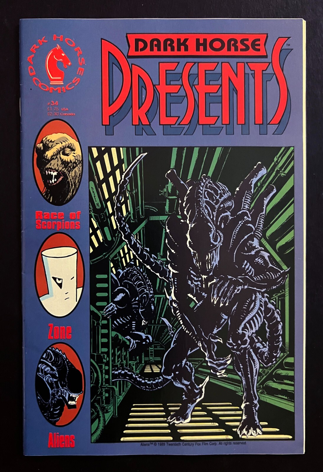 DARK HORSE PRESENTS #34 ALIENS Dark Horse Comics 1989