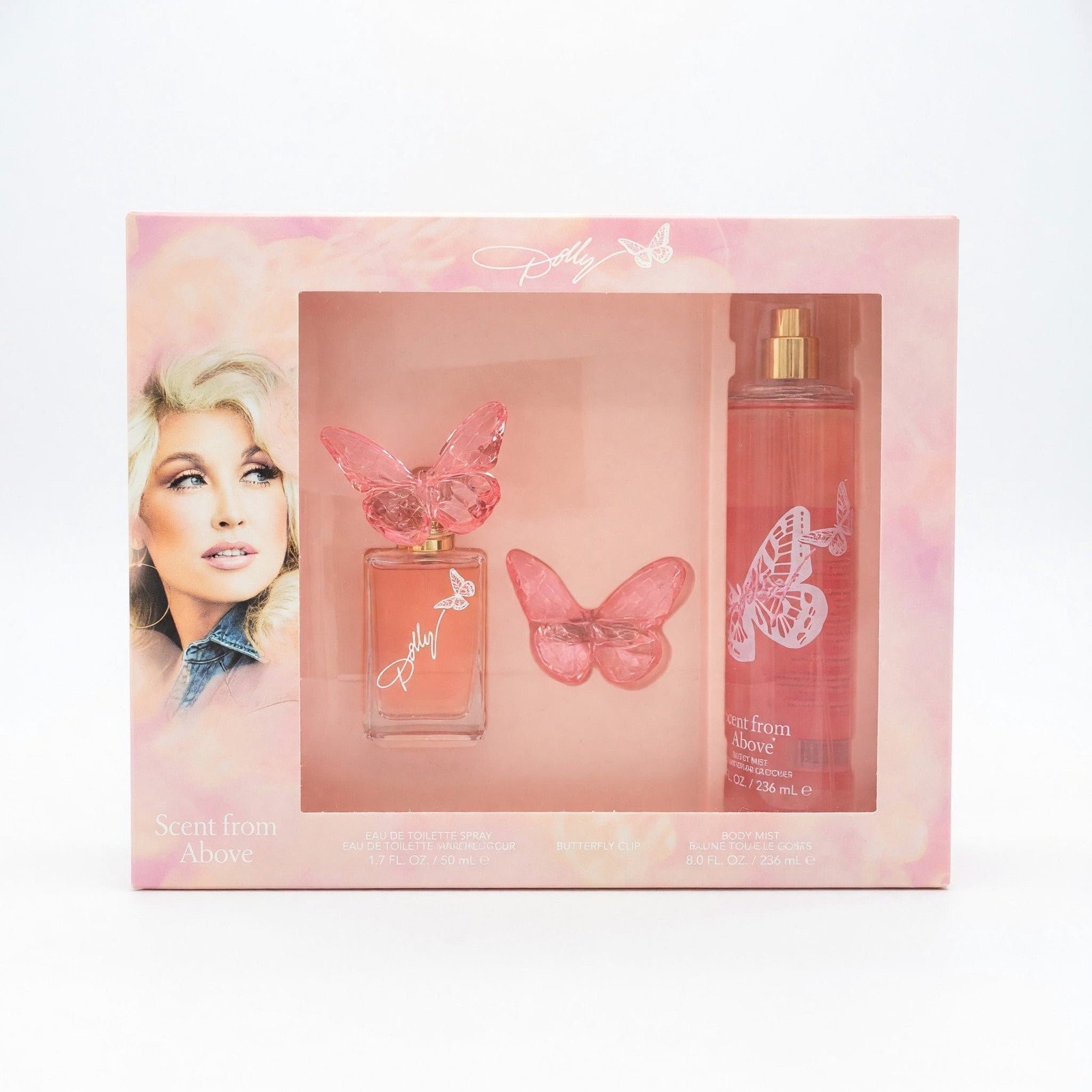Dolly Parton A Scent from Above EDP Fragrance Gift Set for Women, 3 Piece Set