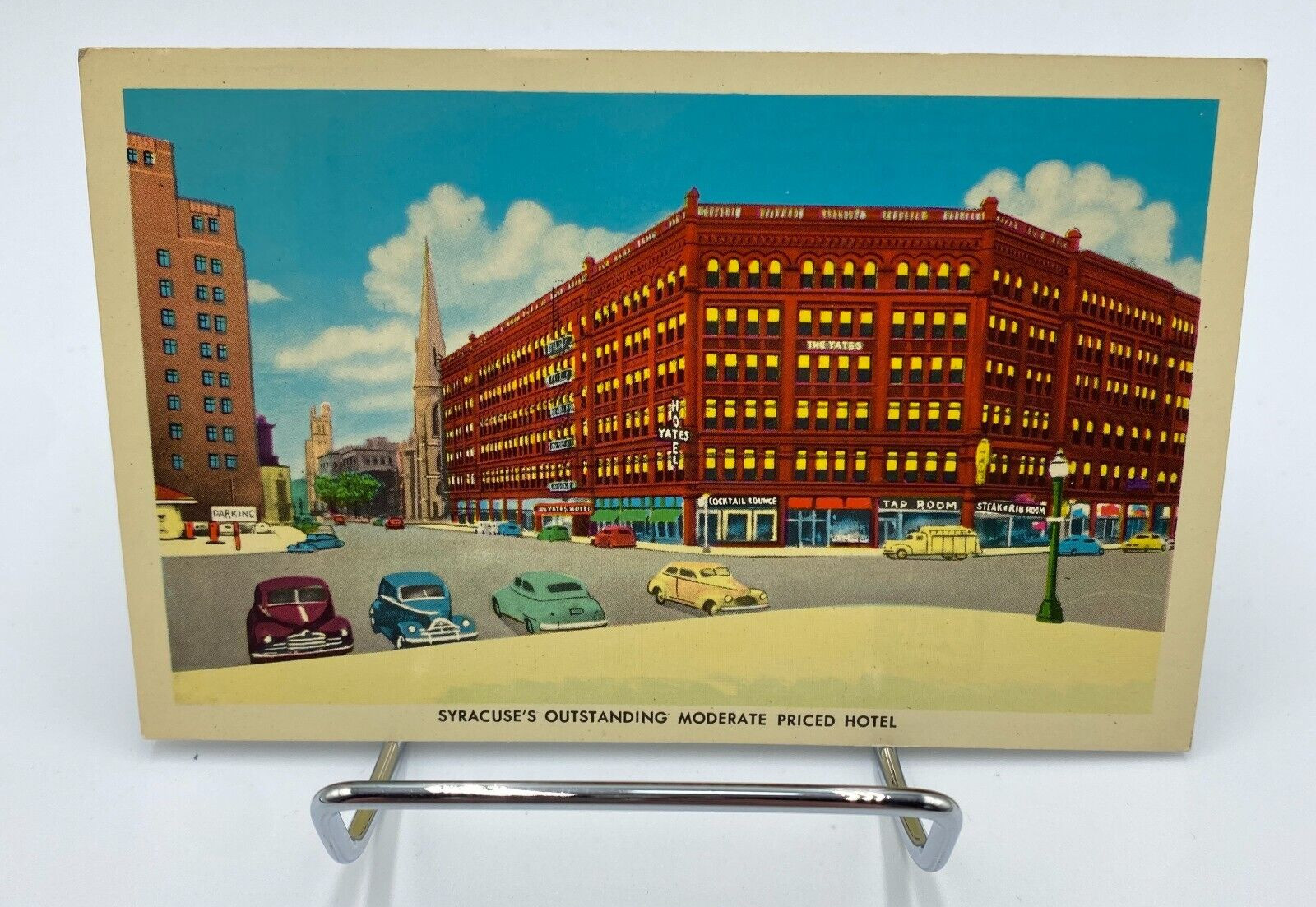 Vtg 1930\'s - 1940\'s Syracuse New York Yates Hotel Postcard Vtg 1930\'s - 1940\'s Syracuse New York Yates Hotel Postcard