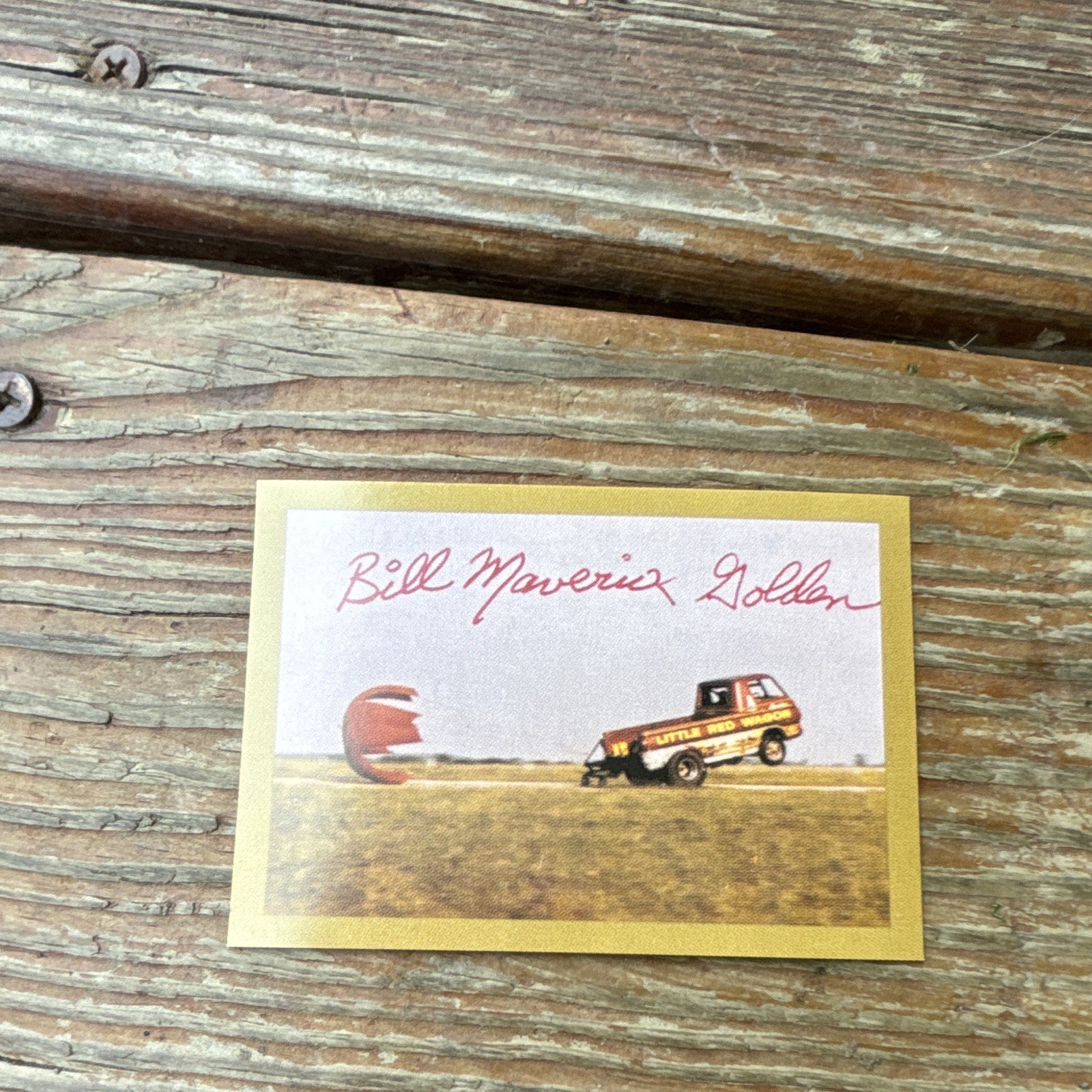 1992 Big Time Drag Cards #17 Bill \