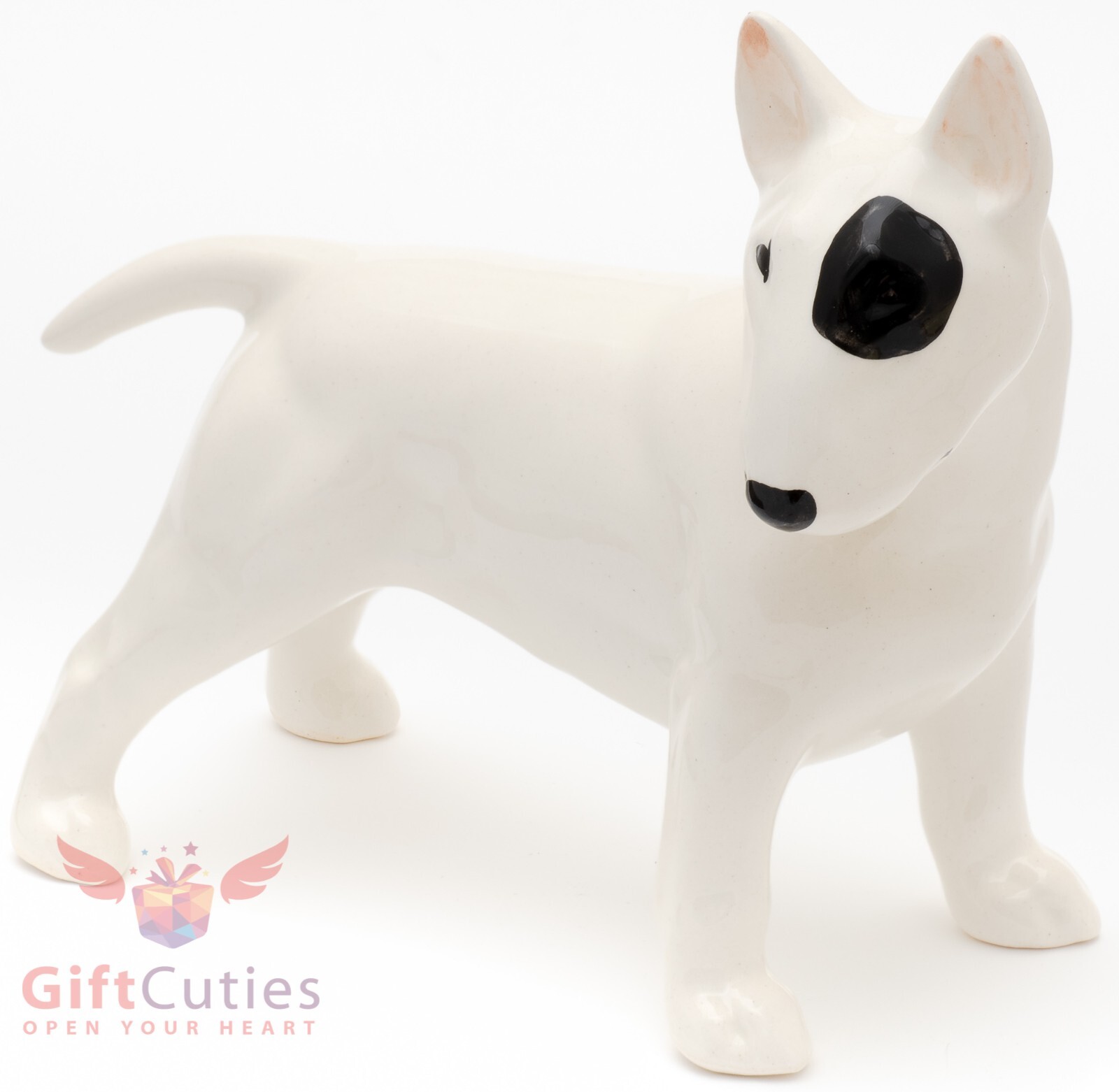 Porcelain Figurine of the Bull Terrier Dog