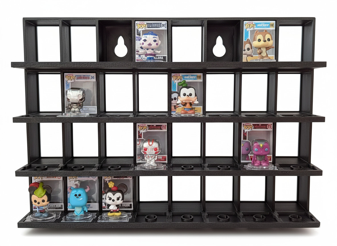 Bitty Pop Display (8x4,32 Slots) (Compatible with Funko Bitty Pops) (3D Printed)