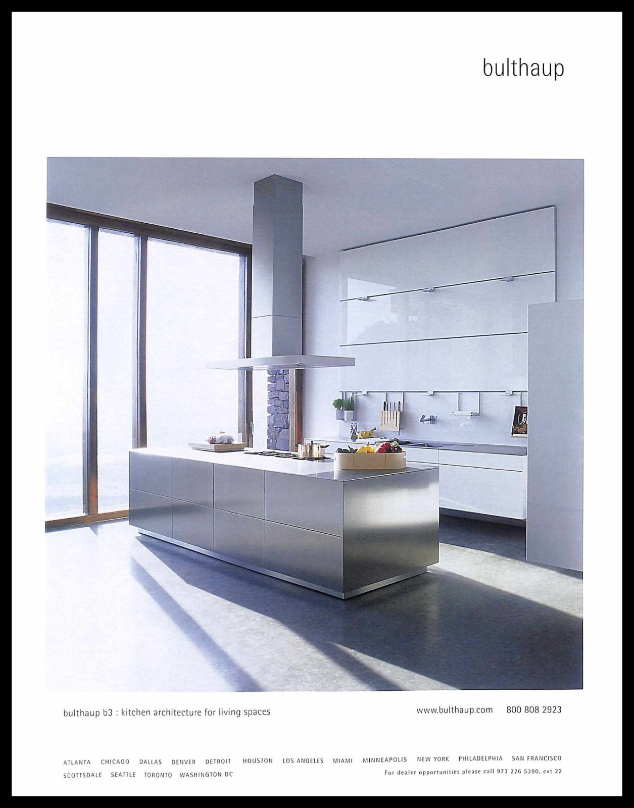 2007 Bulthaup Kitchen Architecture Vintage PRINT AD Modern Living Spaces 2007 Bulthaup Kitchen Architecture Vintage PRINT AD Modern Living Spaces