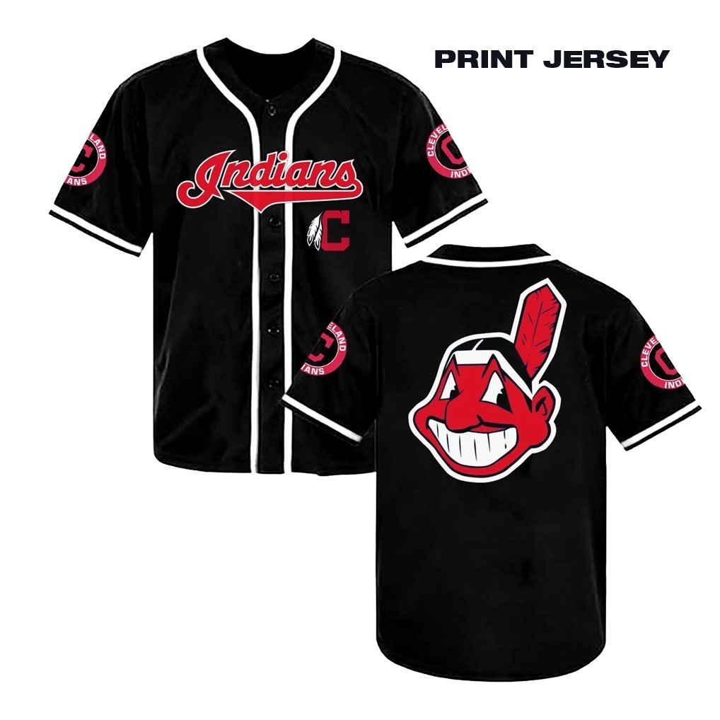 New Cleveland Indians baseball jersey Gift For Fans Unisex S-5XL Shirt U65.192