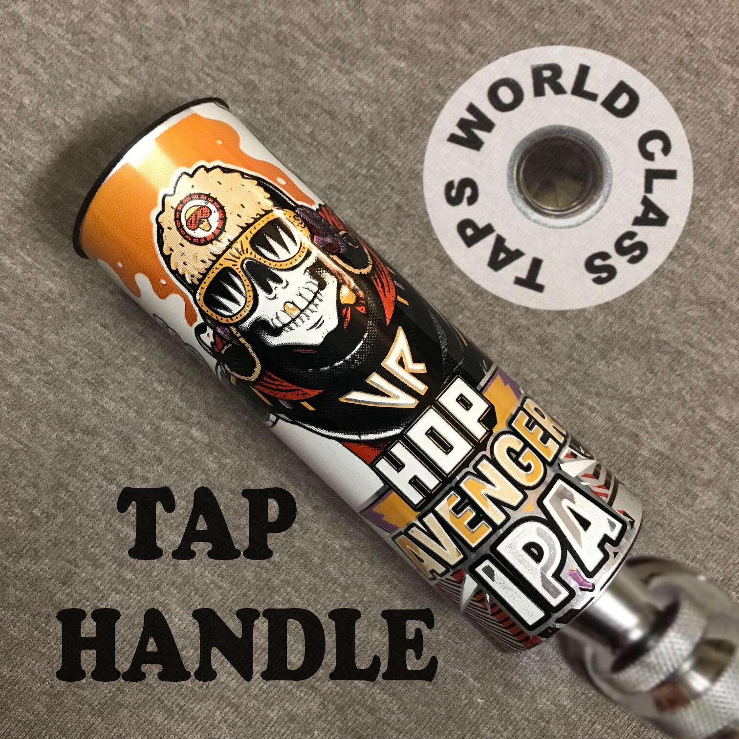 nice SHORTY 4in New Belgium HOP AVENGER IPA draft beer TAP HANDLE MARKER