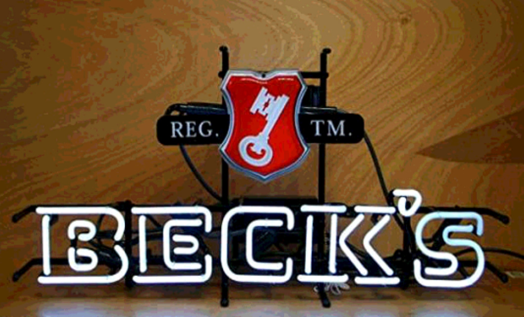 Beck's Beer Key Neon Lamp Sign 14