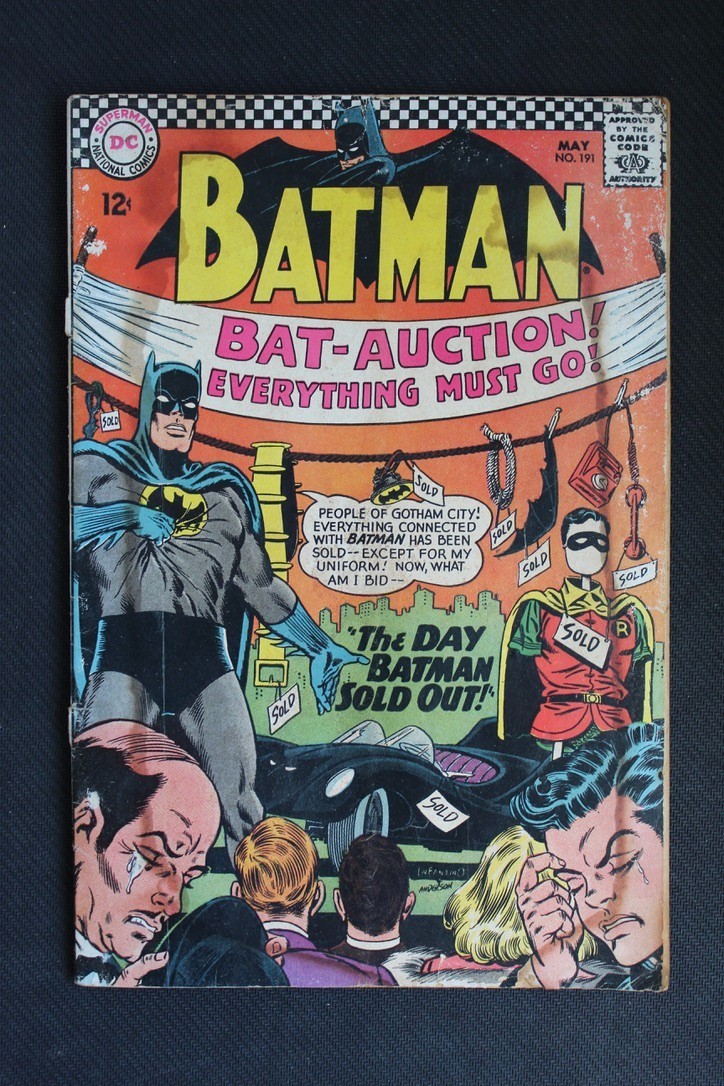 1967 DC COMICS BATMAN #191