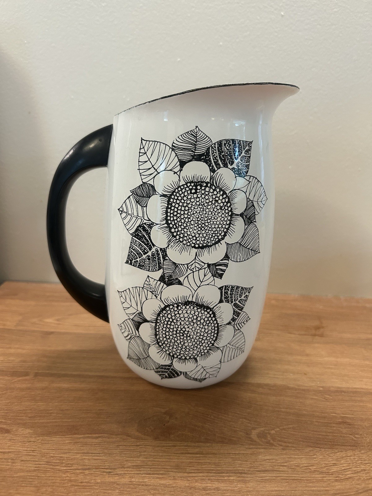 Rare Vintage Kaj Franck for Arabia Finland Finel Pitcher KUKKA