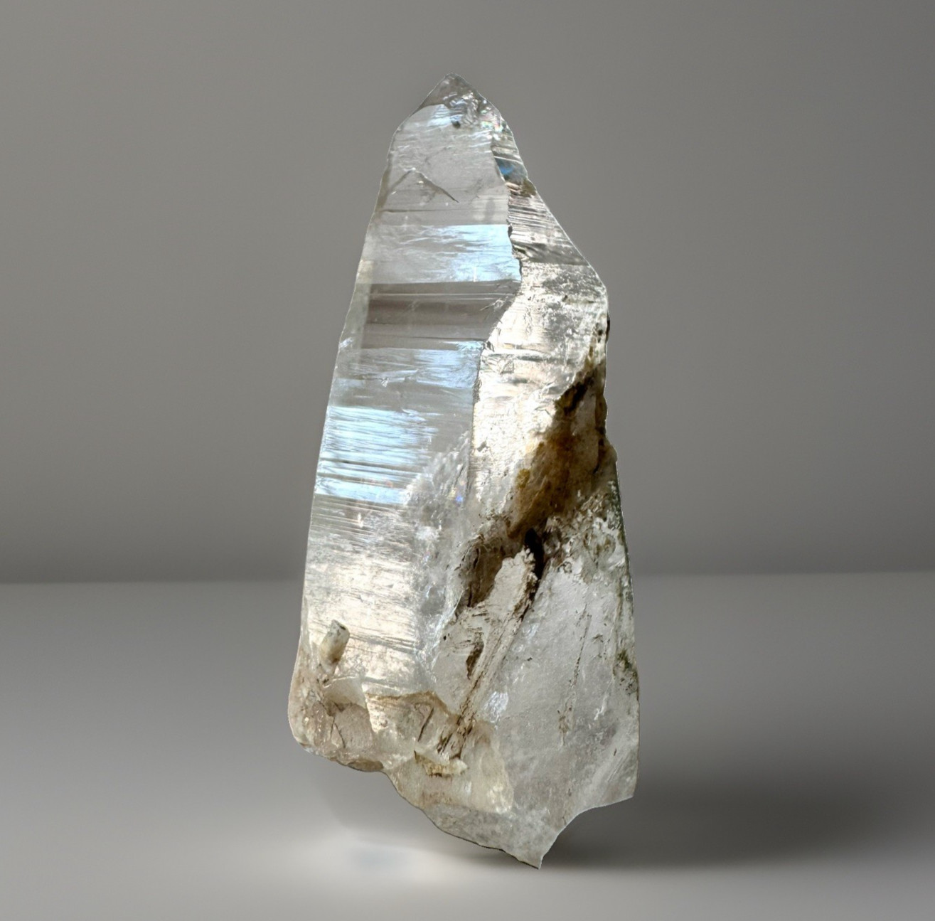 “Snow Chapel” High Clarity Ganesh Himalayan Quartz Interference Pattern  Crystal