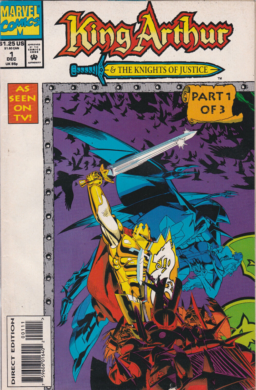 King Arthur and the Knights of Justice #1 (Dec 1993, Marvel)