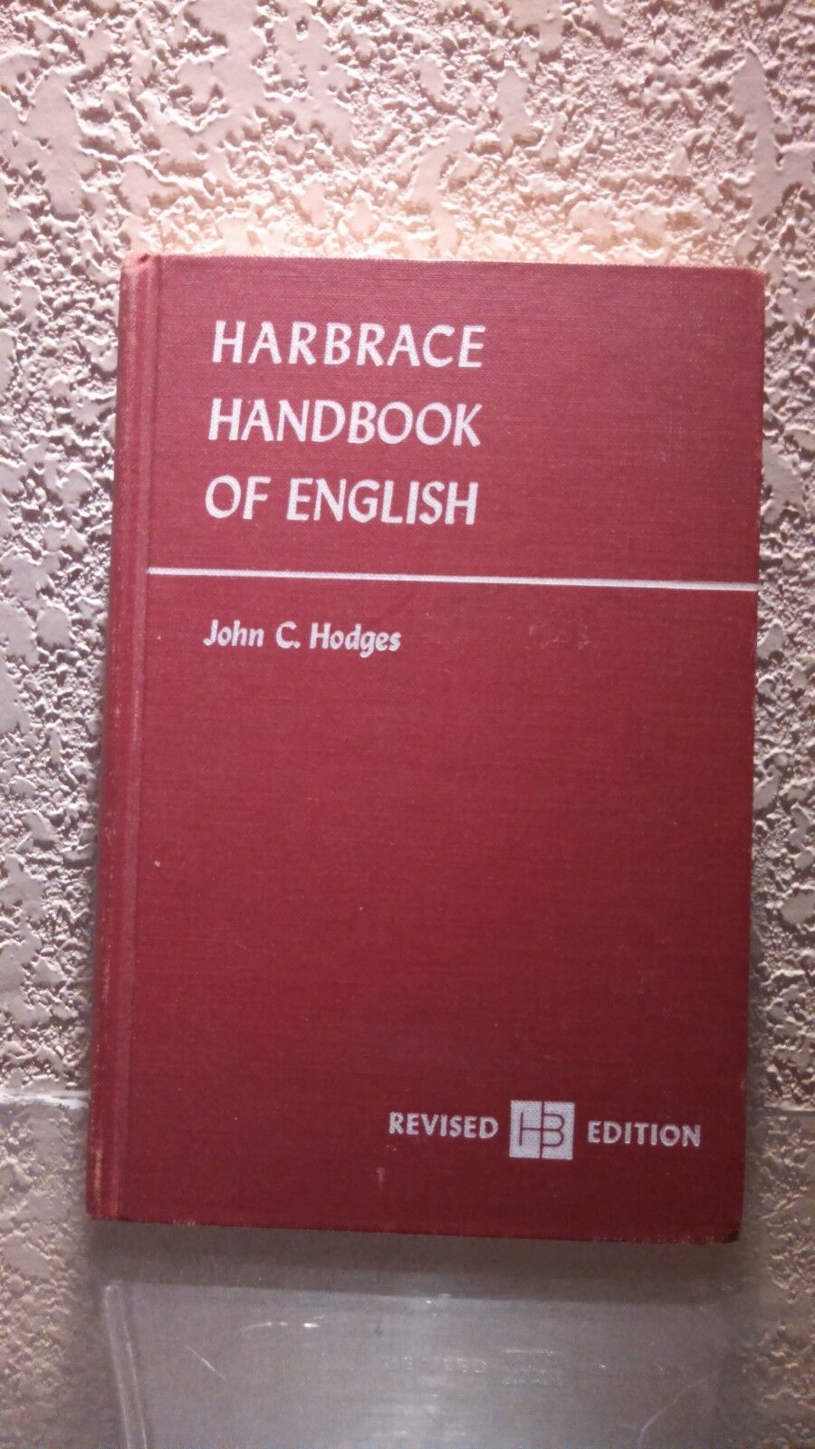 Harbrace Handbook of  Grammar Vintage 1939-1941 Harcourt Brace + Co. J. Hodges