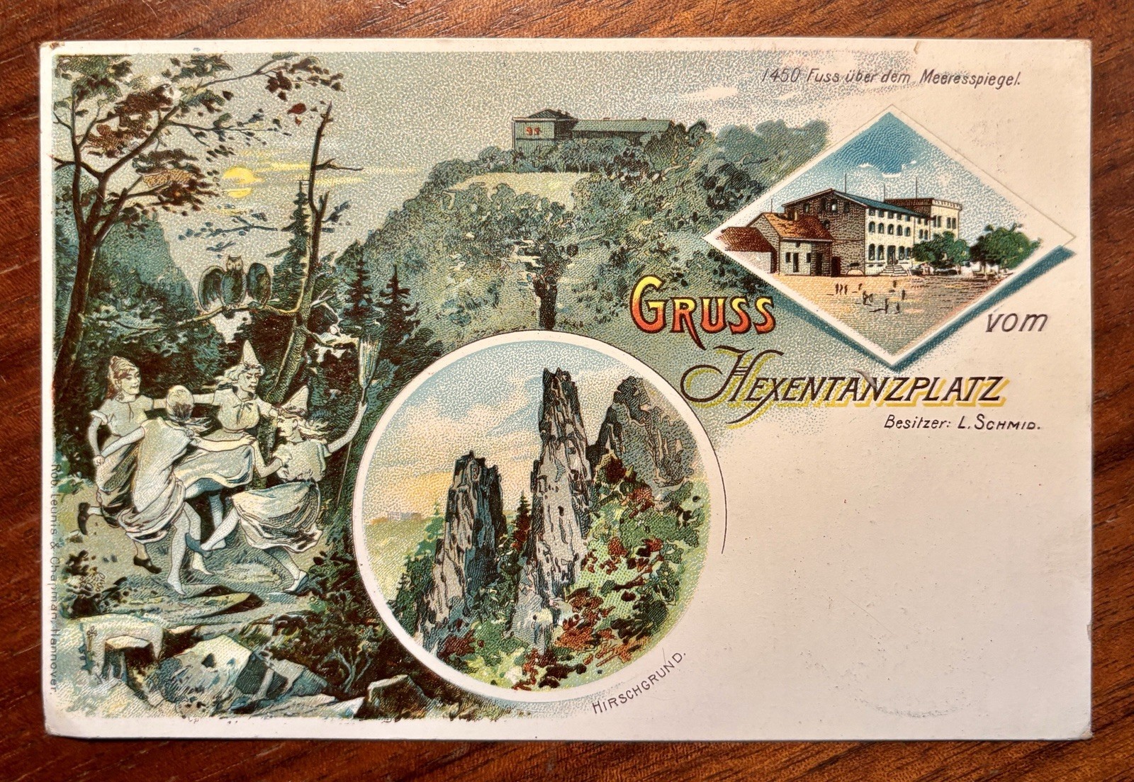 Antique Halloween Postcard 1912 (European Halloween) Night Of The Witches #458