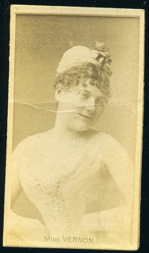 1890 N245 Kinney Sweet Caporal Actors & Actresses Miss Vernon *TF167