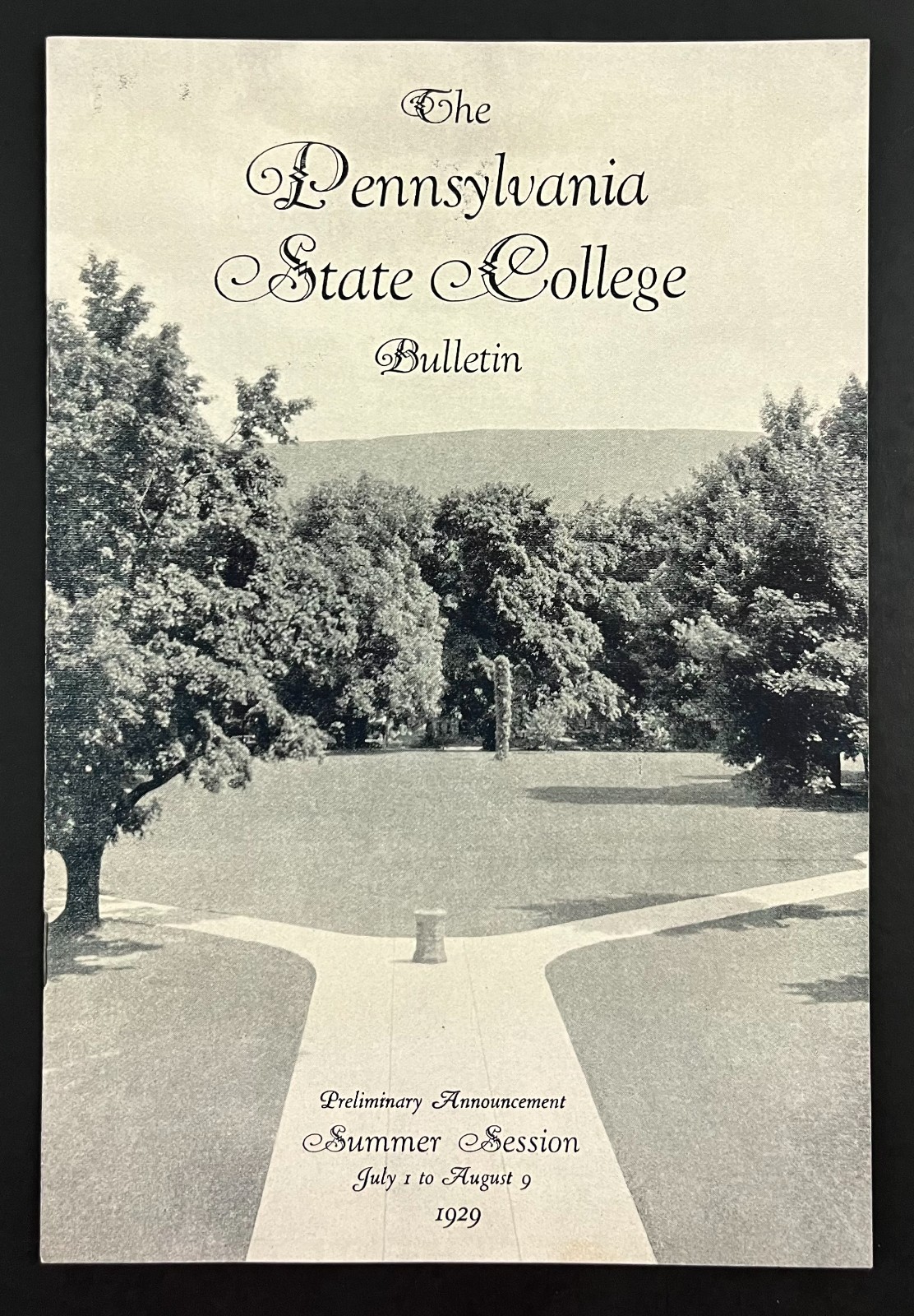 1928 Pennsylvania State College Bulletin Summer Courses Vintage Catalog Booklet