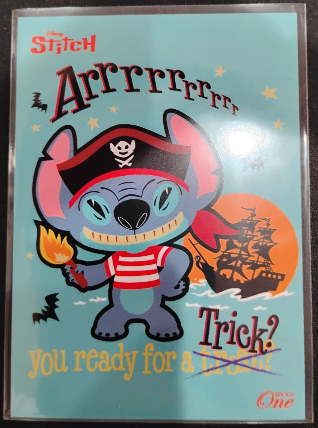 2025 Epoch One Disney Stitch Halloween Pirate WD-057 Print Run 30