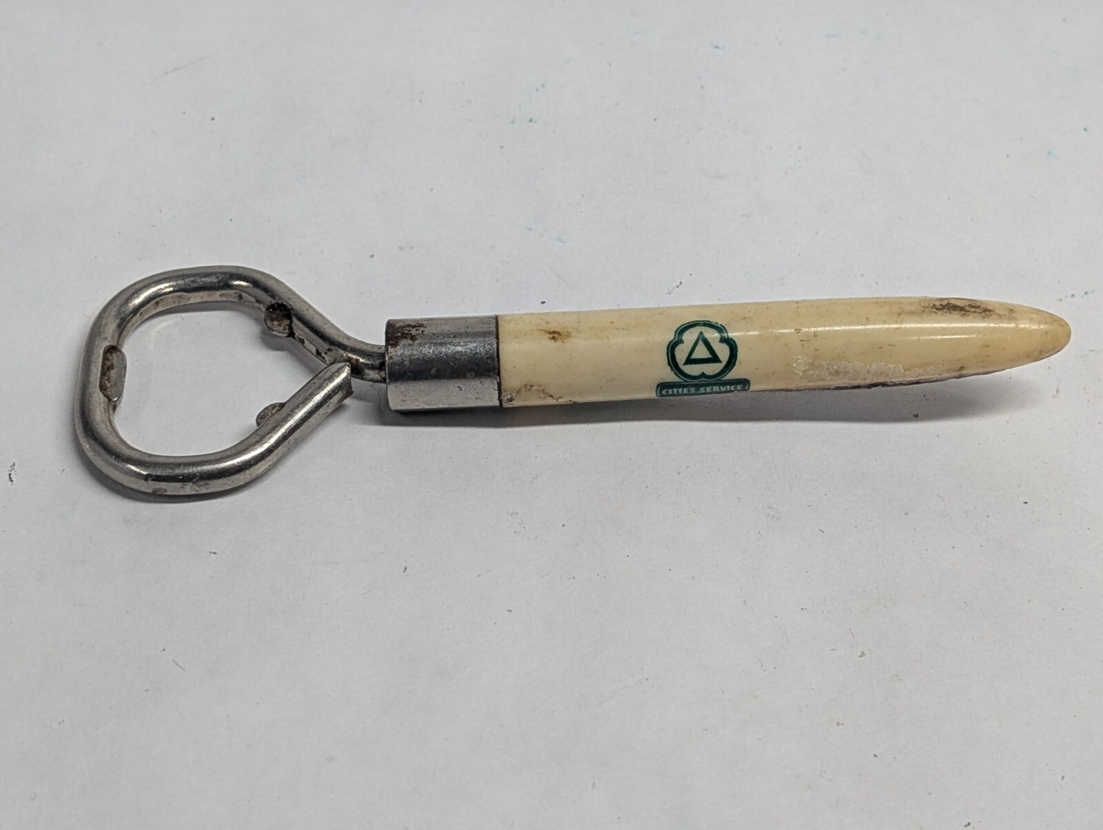 Vintage George\'s Cities Service Wire form Bottle Opener De Smet South Dakota