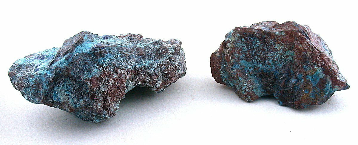 388 Gram Two QUANTUM QUATTRO SILICA CHRYSOCOLLA CABOCHON GEMSTONE ROUGH EBS4293