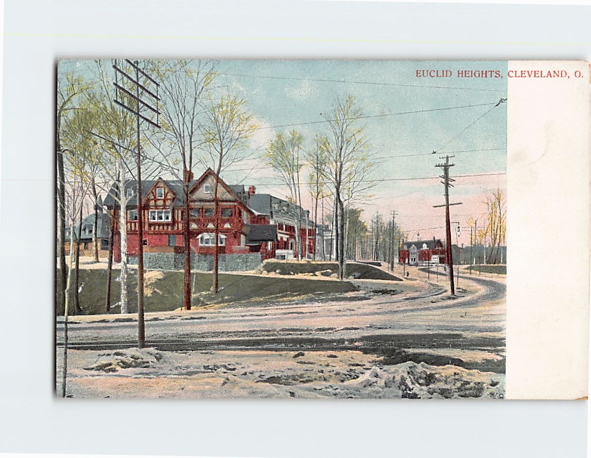 Postcard Euclid Heights Cleveland Ohio USA