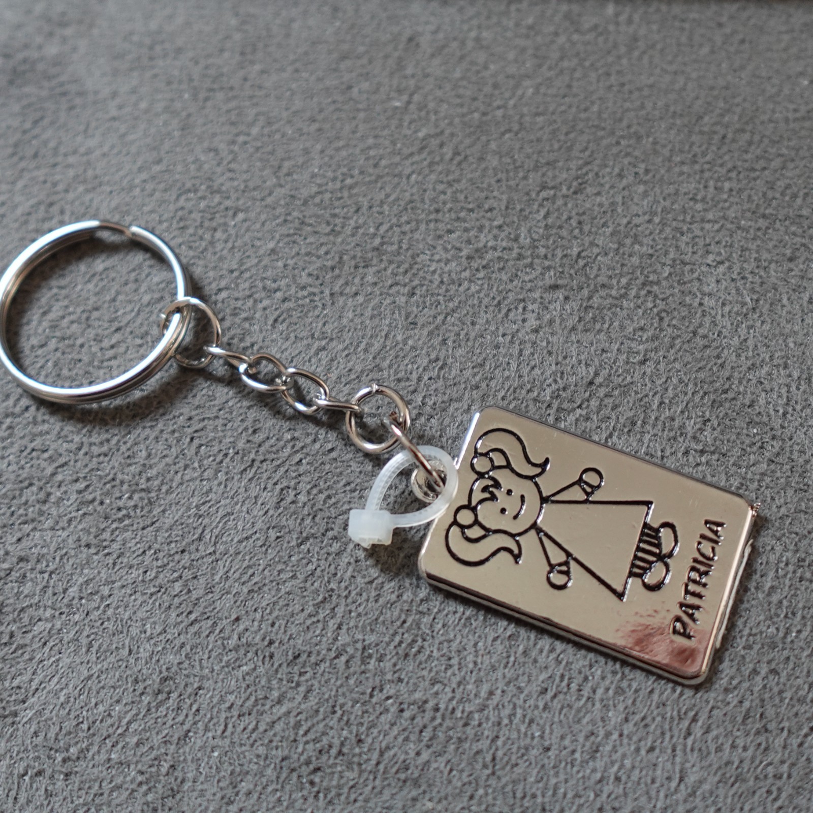 Patricia Keychain Zipper Pull Personalized Name Kids Novelty Patricia Keychain Zipper Pull Personalized Name Kids Novelty