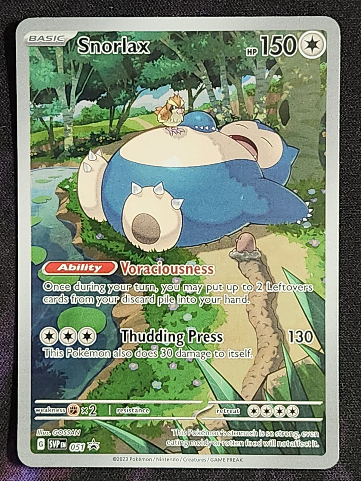 Pokemon Snorlax 051 Black Star Promo BSP Pokemon Snorlax 051 Black Star Promo BSP
