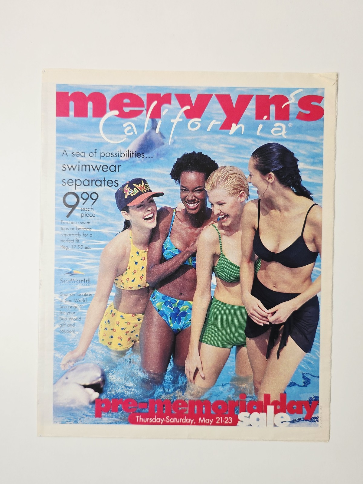 1998 Mervyn\'s California Pre Memorial Day Sale Circular 20 Pages Vintage