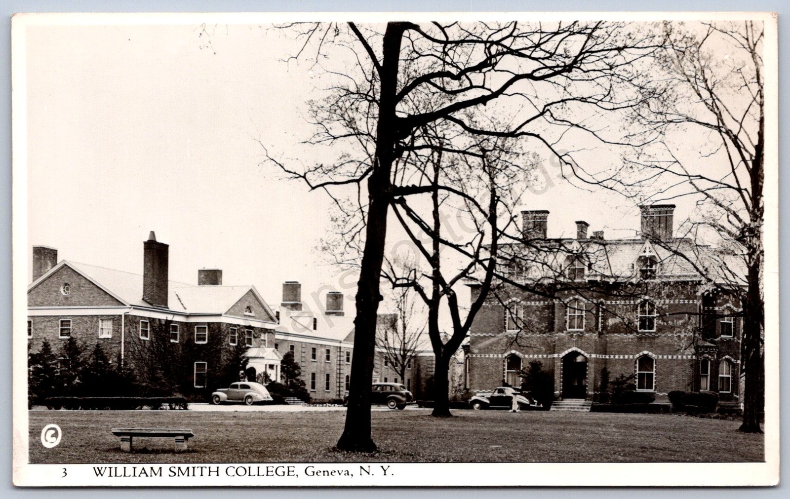 K32/ Geneva New York RPPC Postcard c1940s William Smith College 915