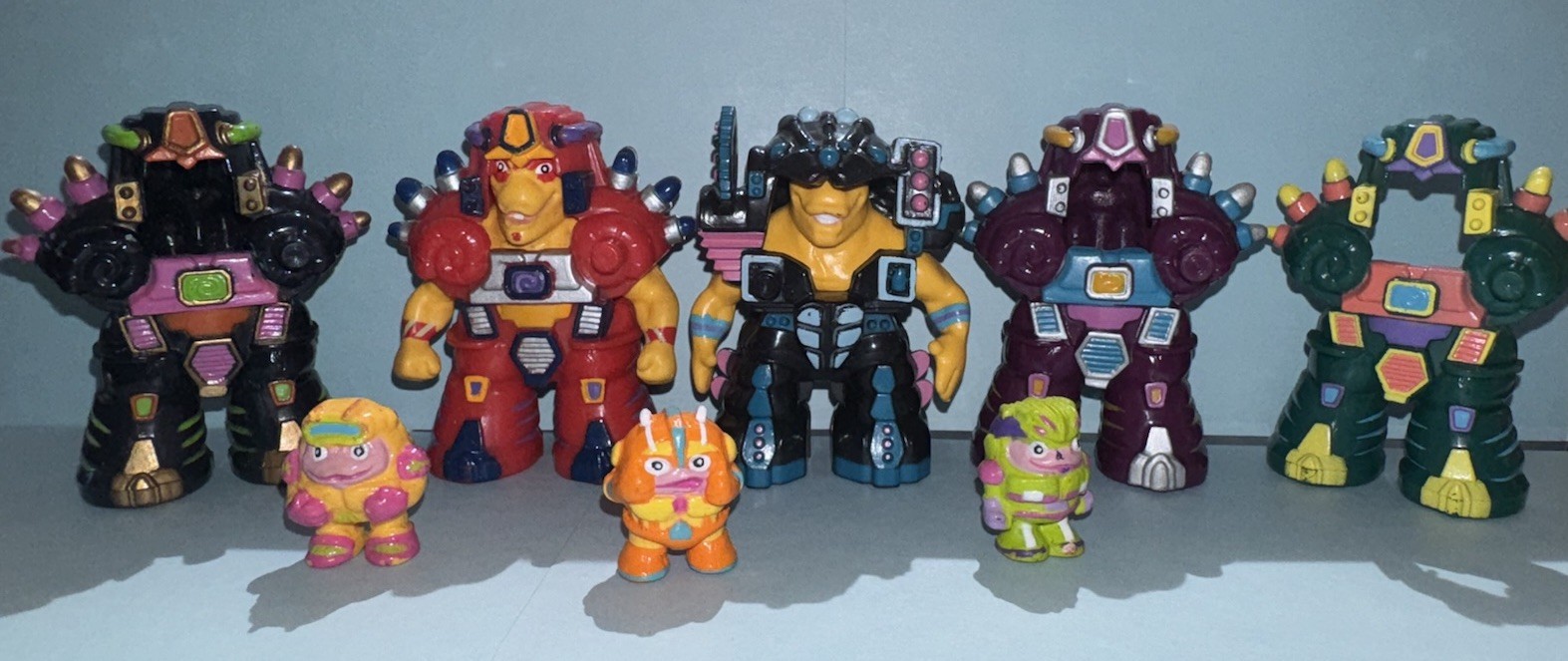 Snailiens Robot Armor Figures Mixed Lot - Plastic Collectible Toy Characters