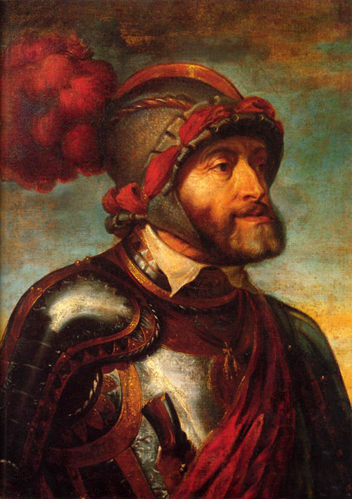Stunning Oil painting Peter Paul Rubens - The Emperor Charles V in armor canvas
