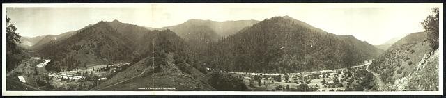 Photo:Panorama of El Portal on line of Yosemit [sic] Valley R.R.