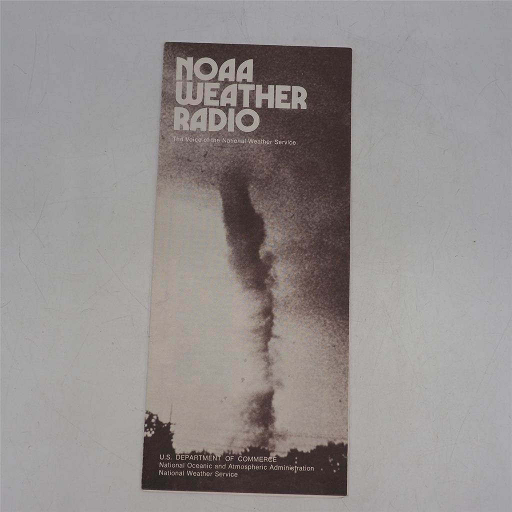 Vintage NOAA Weather Radio Brochure 1983
