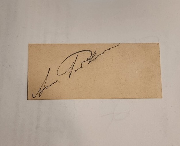 Anna Pavlova Signed PSA DNA Cut Autograph Auto Ballerina Dancer Ballet Russes