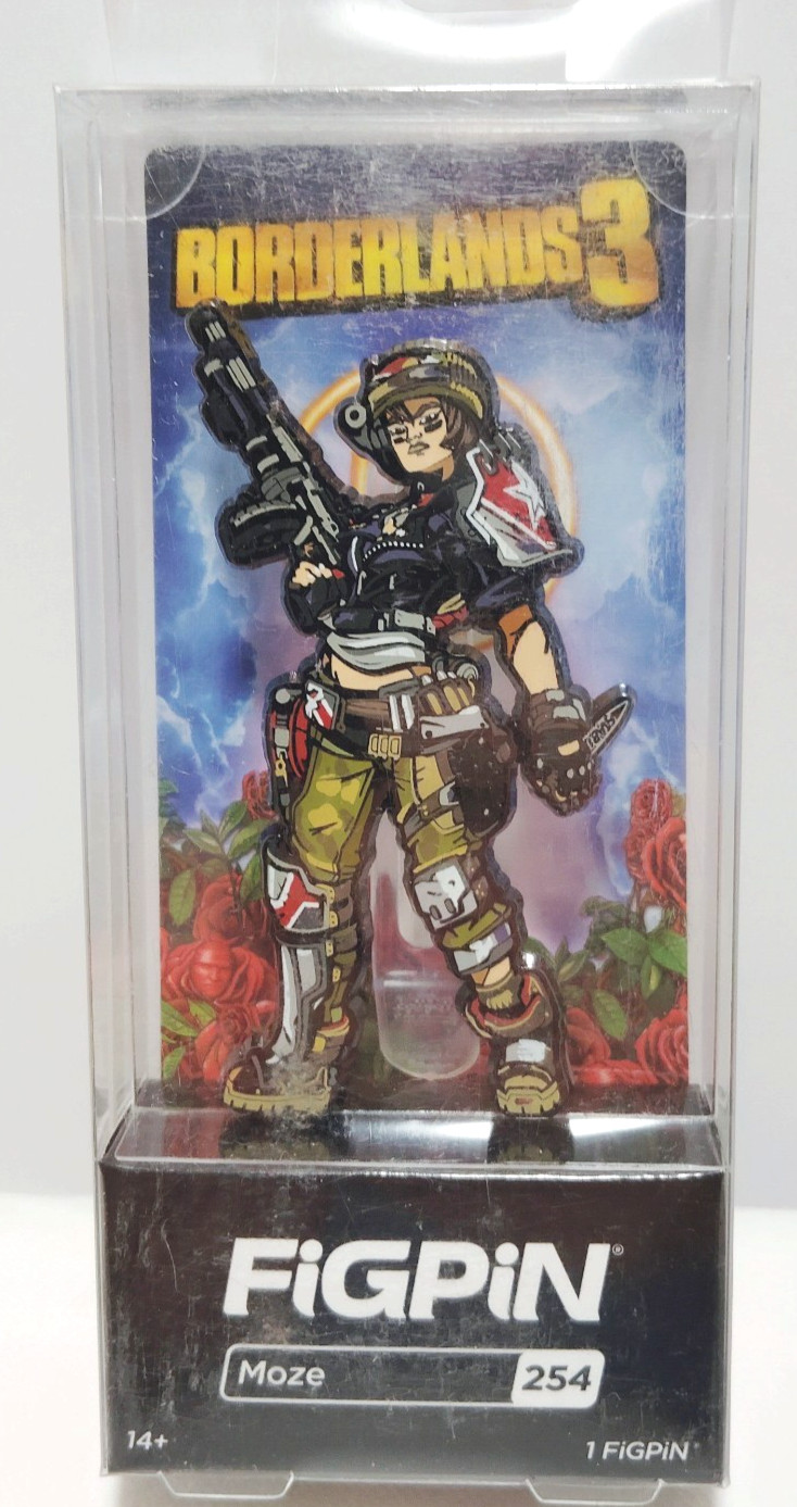 FiGPiN Moze Borderlands 3 Hard Enamel Collectible Figure Pin #254 NIB New