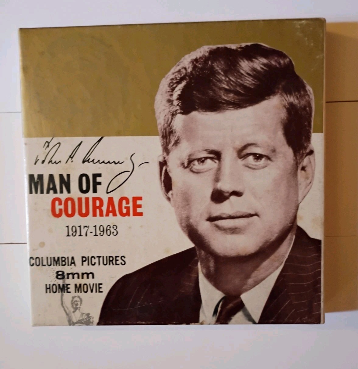 Vintage JFK Man of Courage 8mm Home Movie Columbia Pictures 1917-1963 Reel