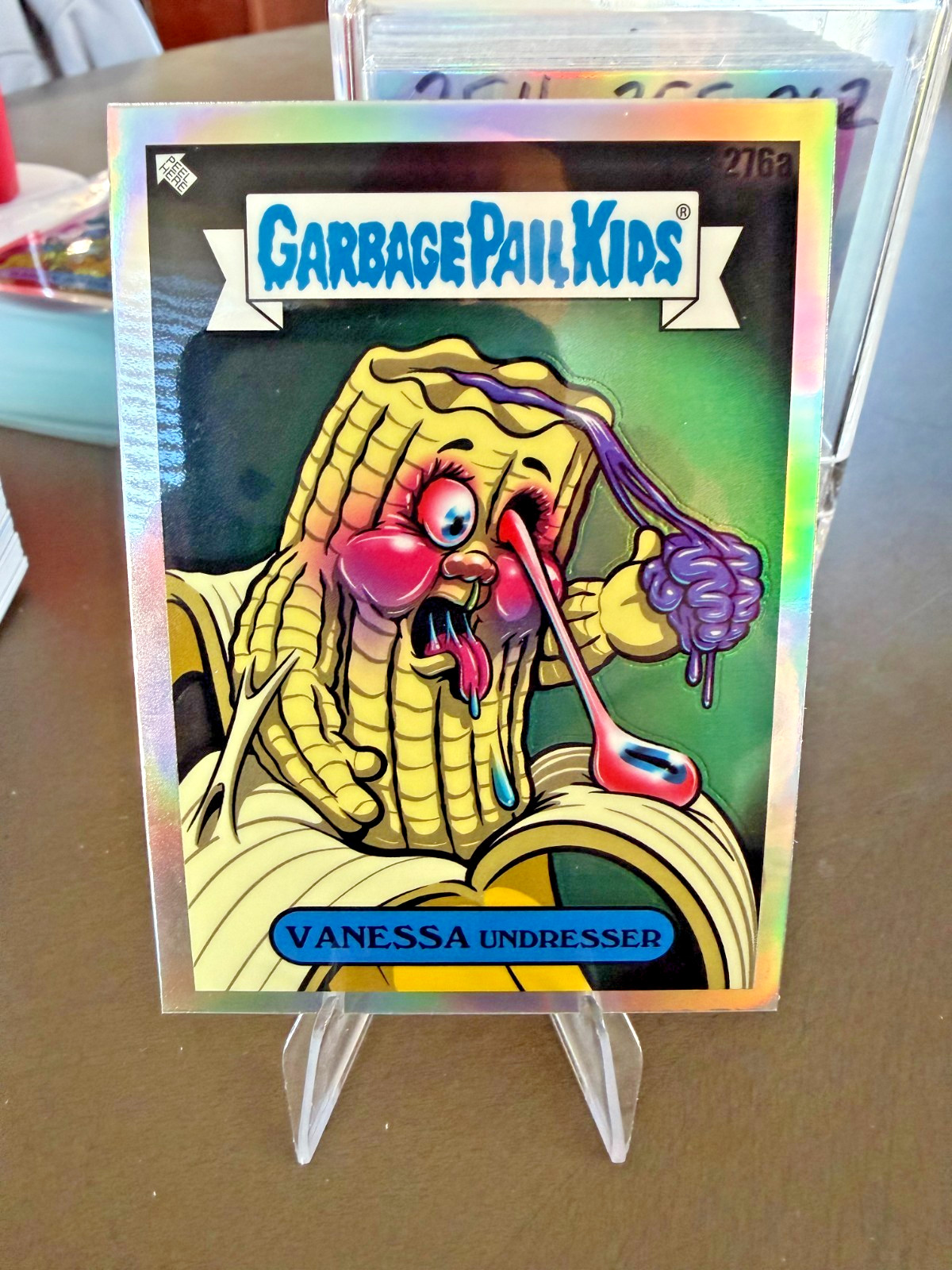 Vanessa Undresser 2024 Chrome Garbage Pail Kids Series 7 Art by Rory R-276A