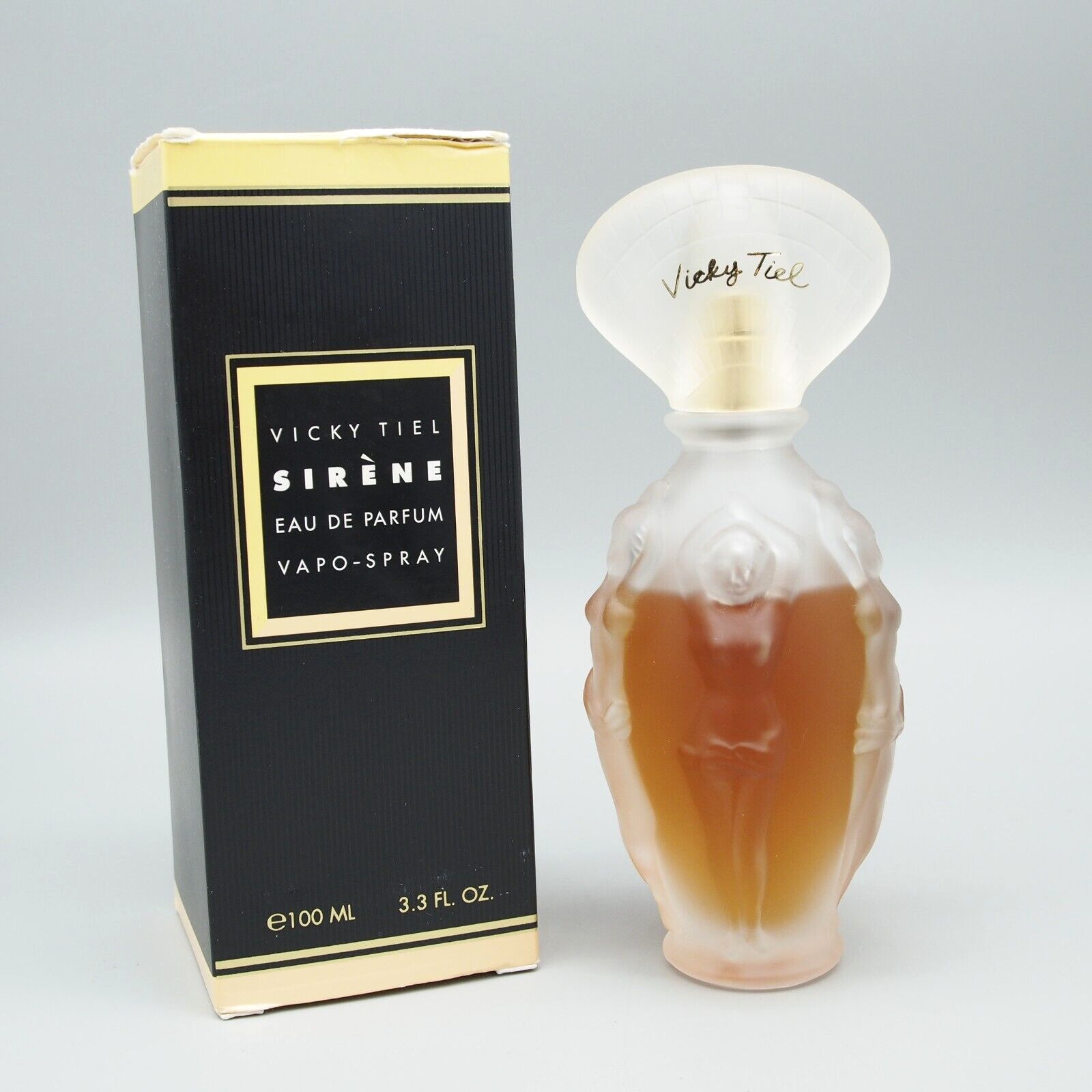 Vintage FIVE STAR VICKY TIEL SIRENE Spray Perfume 3.3oz Original Scent 80%+ Full