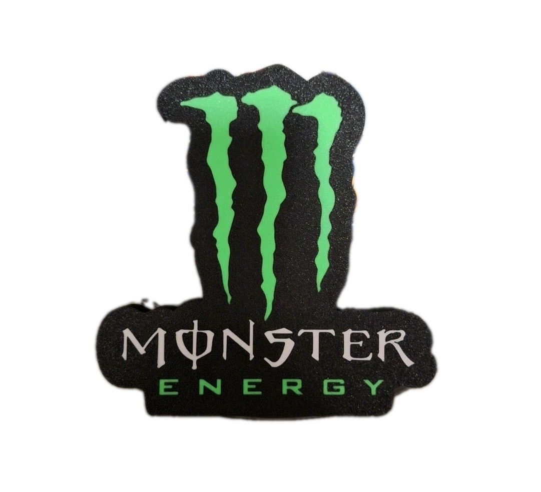 Monster Energy Light-Up Logo Advertising Sign Black Green White