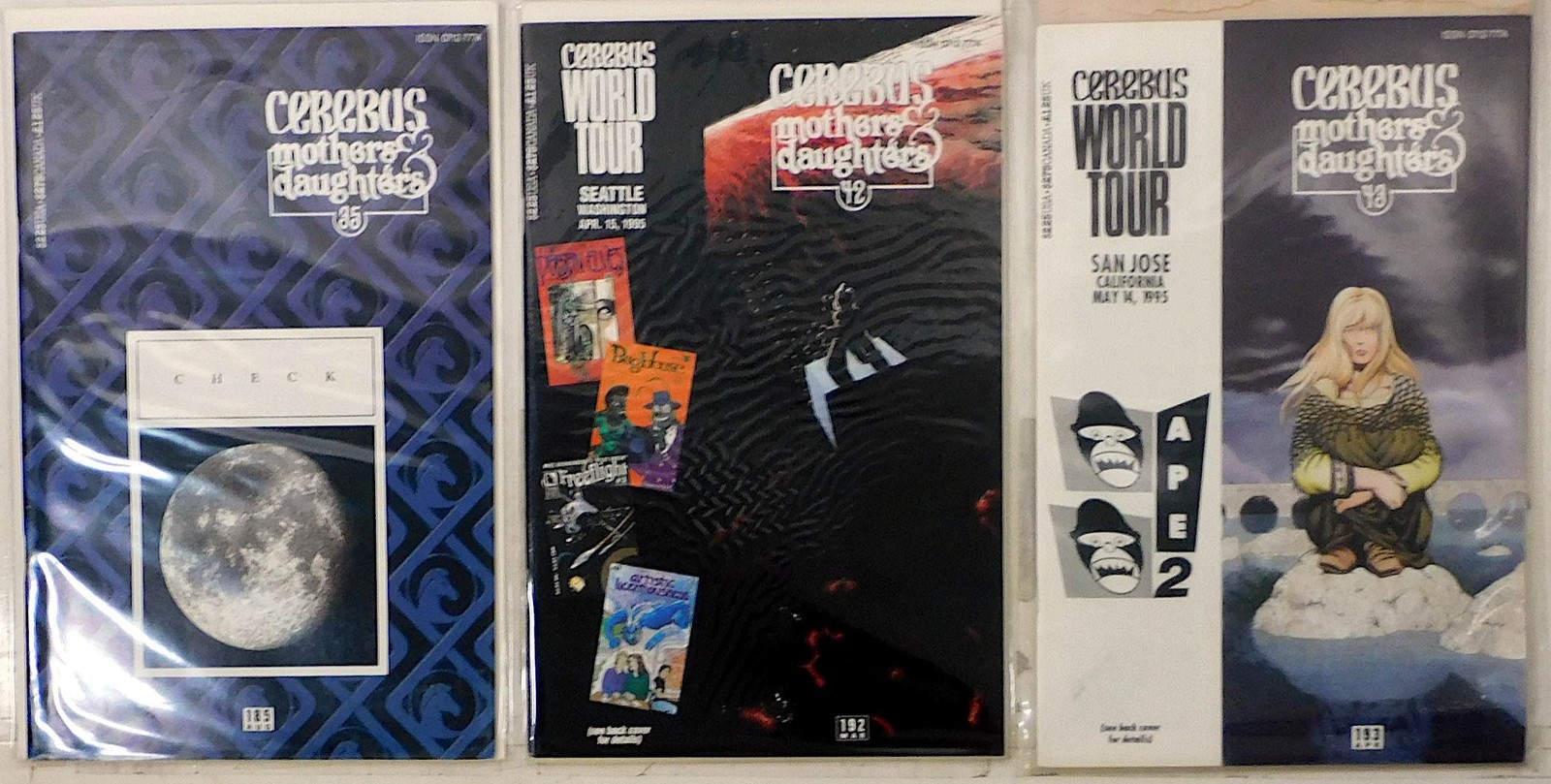 Cerebus Lot of 3 #185, 192, 193 (1994) Aardvark-Vanaheim 1st Print Comic Books