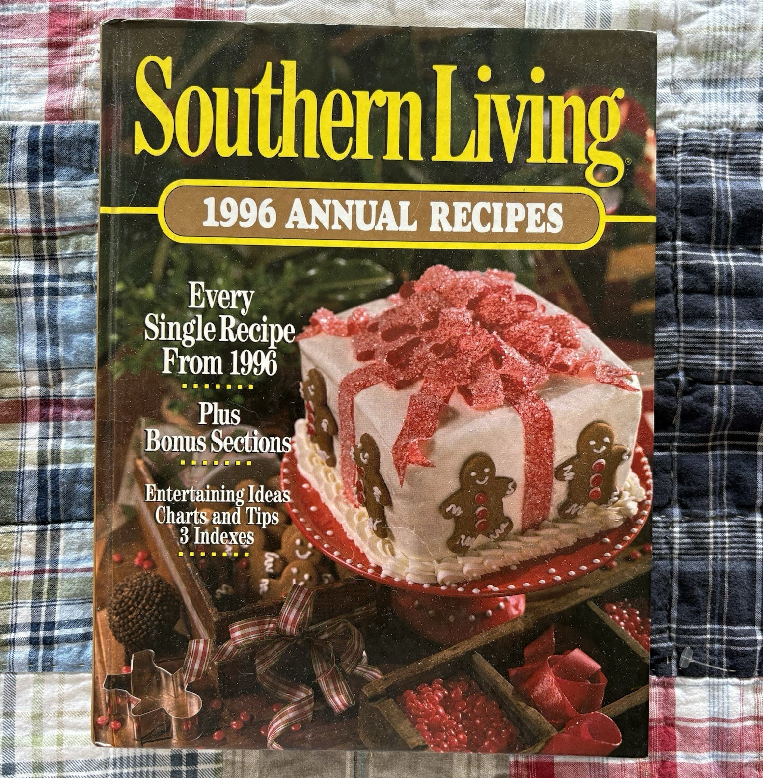 Vintage Southern Living 1996 Annual Recipes Hardcover Cookbook