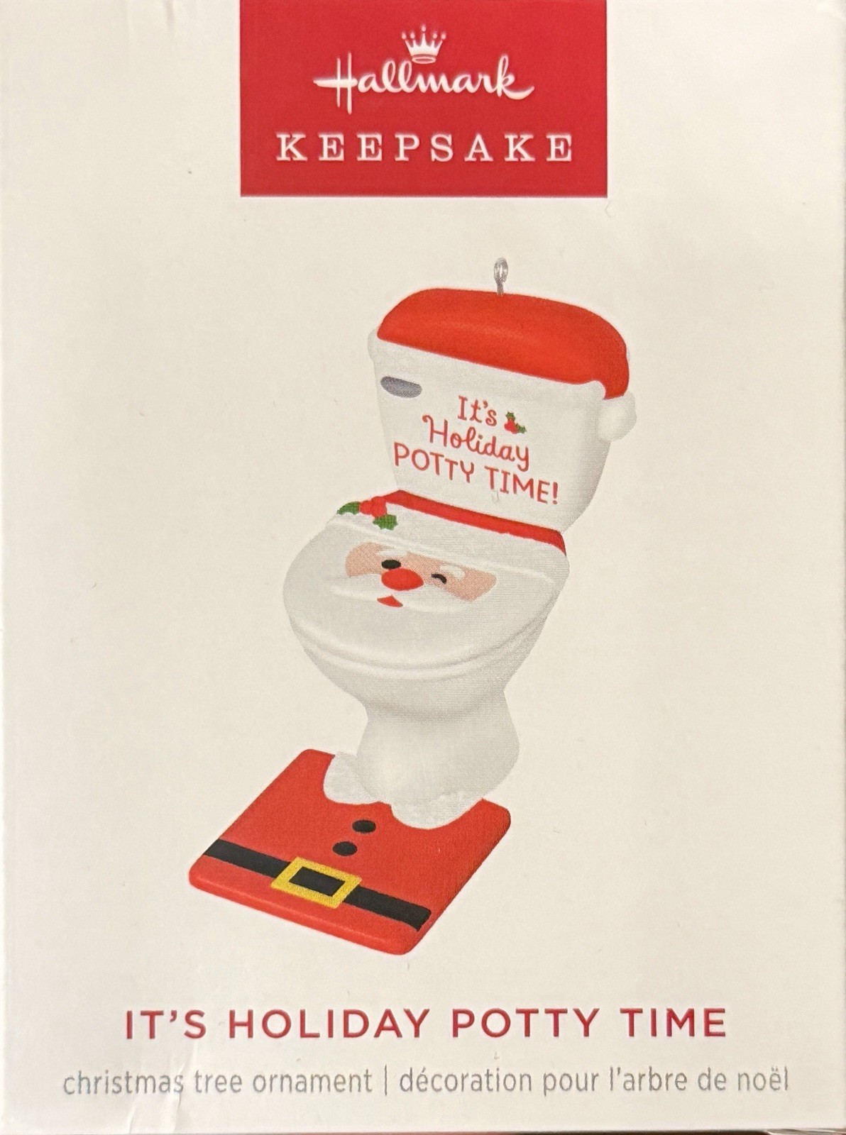 Hallmark Keepsake - It's Holiday Potty Time - 2024 **NEW / ** Hallmark Keepsake - It's Holiday Potty Time - 2024 **NEW / **
