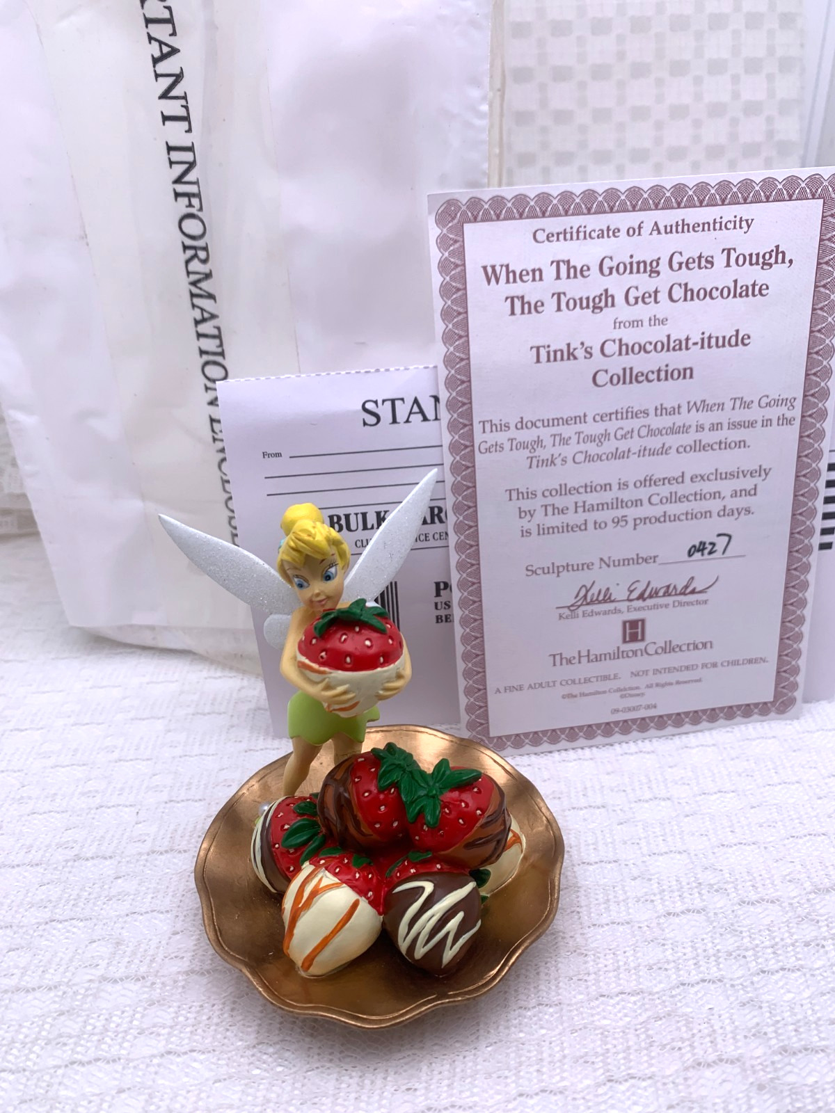 TINK\'S CHOCOLAT-ITUDE Hamilton WHEN THE GOING GETS TOUGH THE TOUGH GET CHOCOLATE
