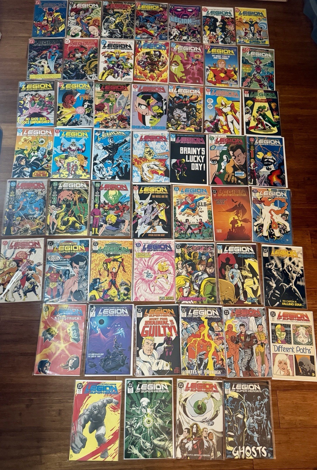 Legion of Super-Heroes #1-59 DC 1984 52 Comic Lot Near Complete Run VF/NM Legion of Super-Heroes #1-59 DC 1984 52 Comic Lot Near Complete Run VF/NM