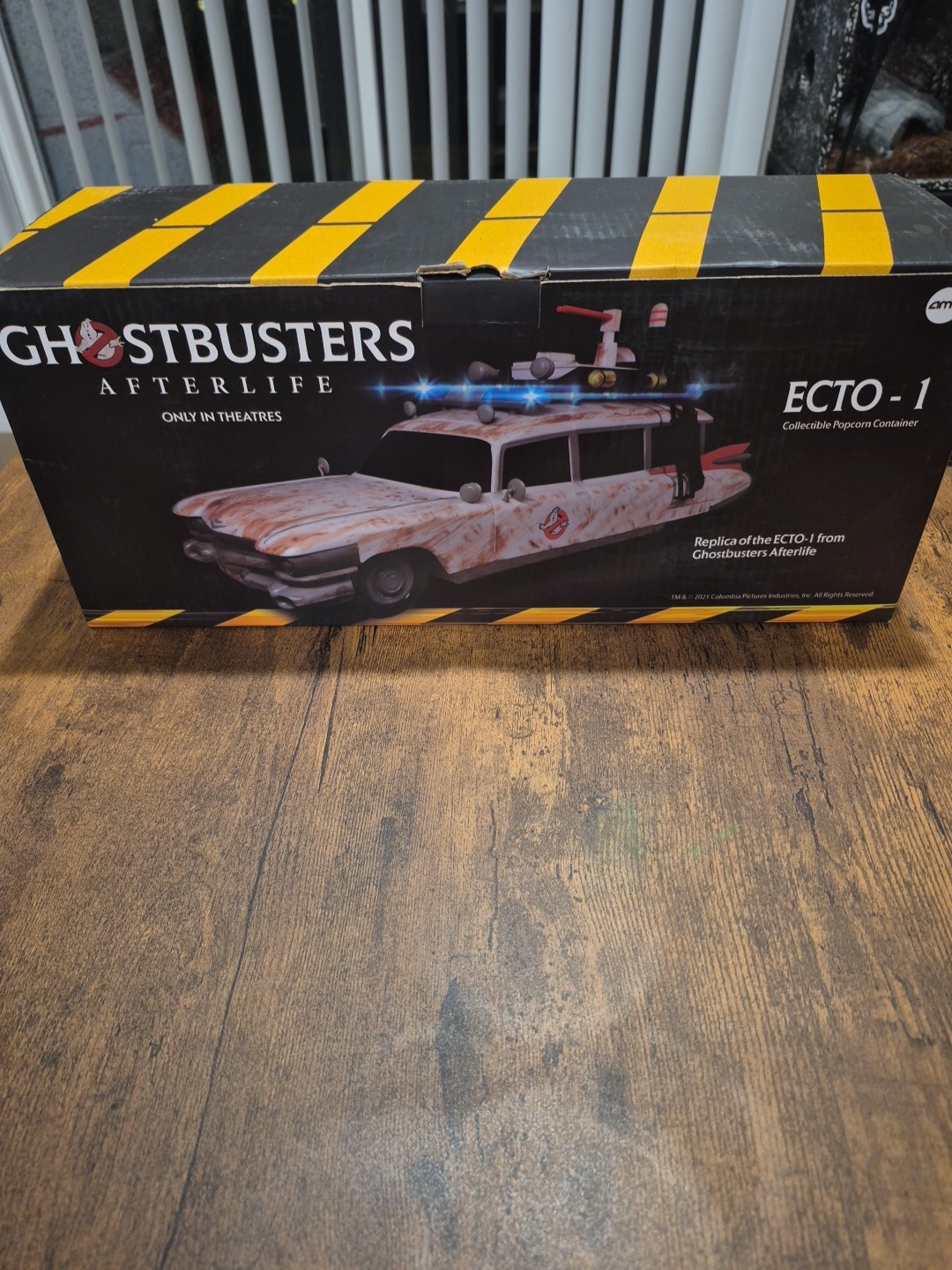 Ghostbusters Afterlife ECTO-1 Replica Popcorn Container AMC Exclusive