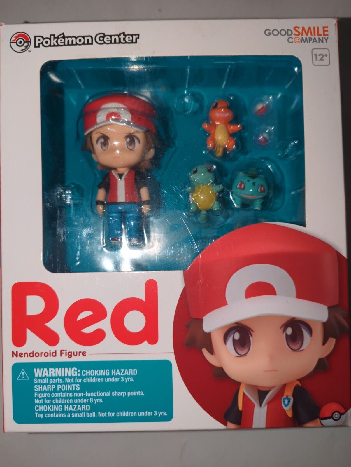 (Missing stand) GoodSmile Company Pokemon Center Red Nendoroid Figure
