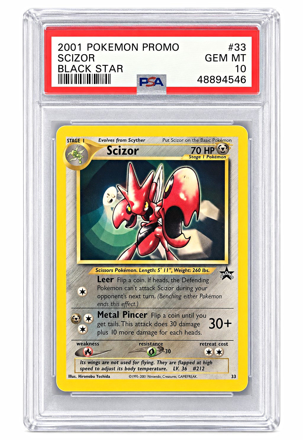 Scizor PSA 10 Pokemon Black Star Promo 33 - LOW POP 370