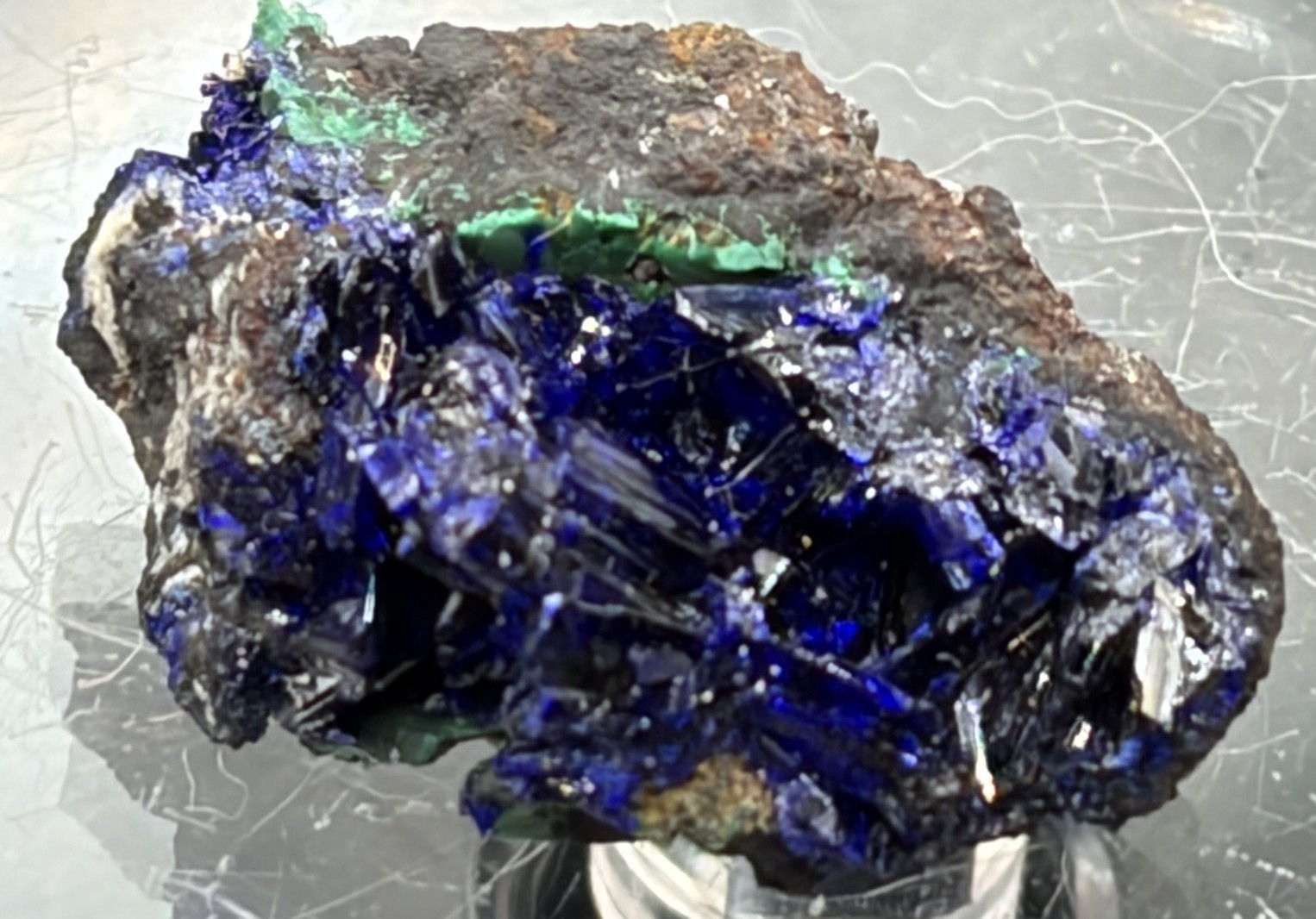 AZURITE SPECIMEN  OLD STOCK MINERAL AFRICA