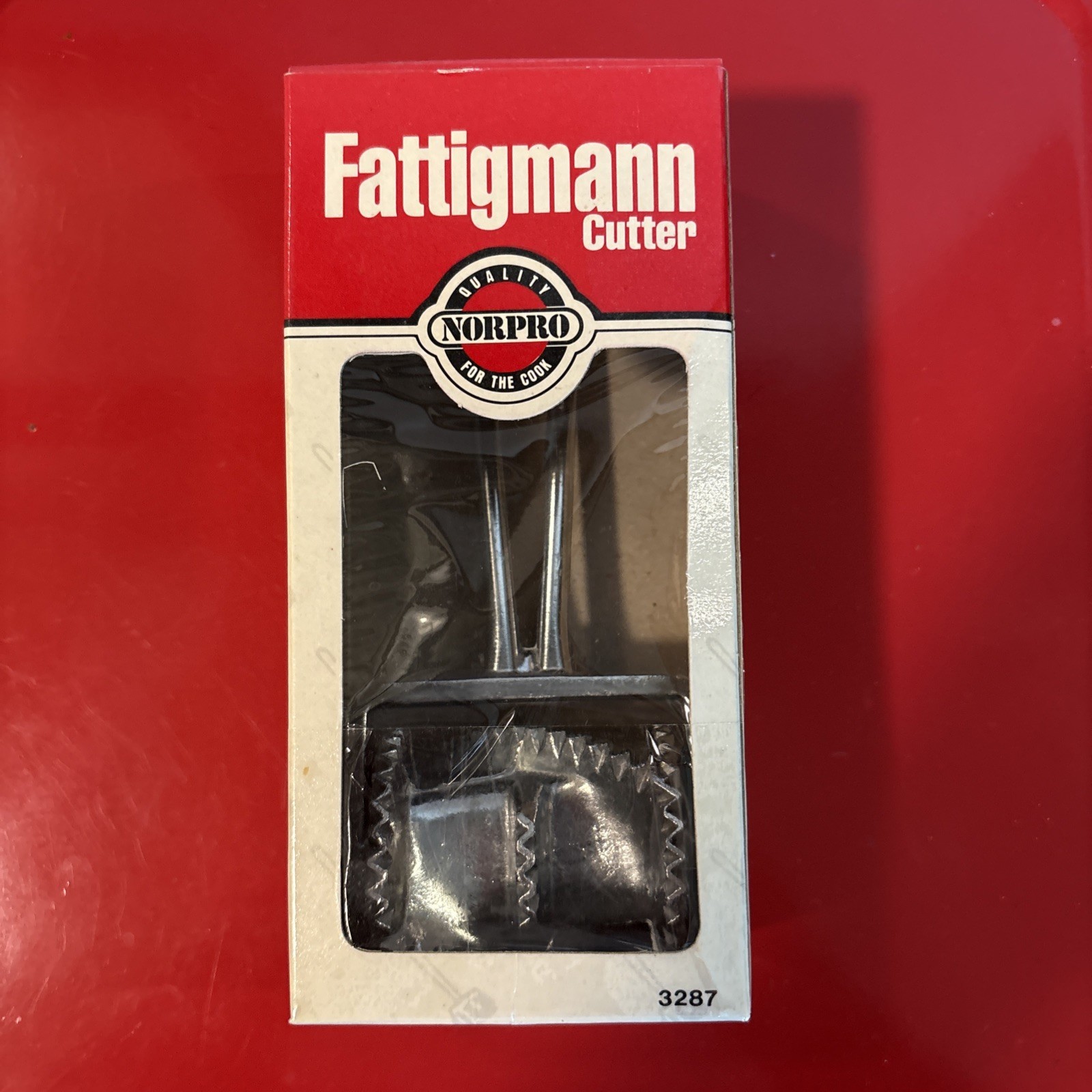 VTG Norpro Fattigmann Norwegian Cookie Cutter Scandinavian Baking