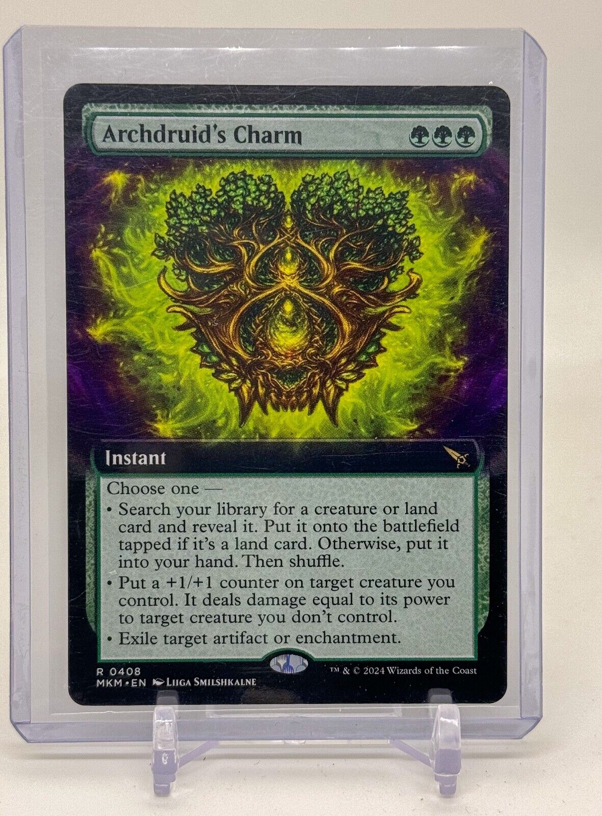 NM Extended Archdruid\'s Charm 408 Karlov Manor MTG Magic the Gathering