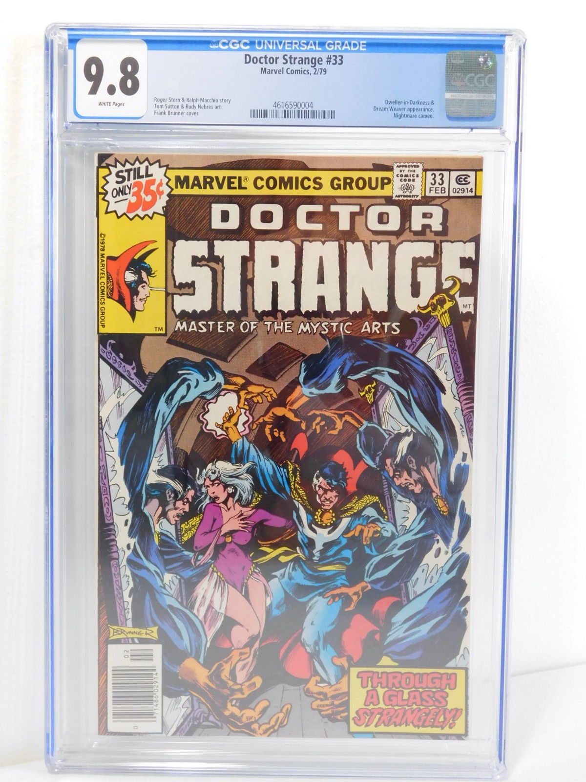 1979 Doctor Strange #33 CGC 9.8 Marvel Comics Awesome Mirror Cover Art Brunner