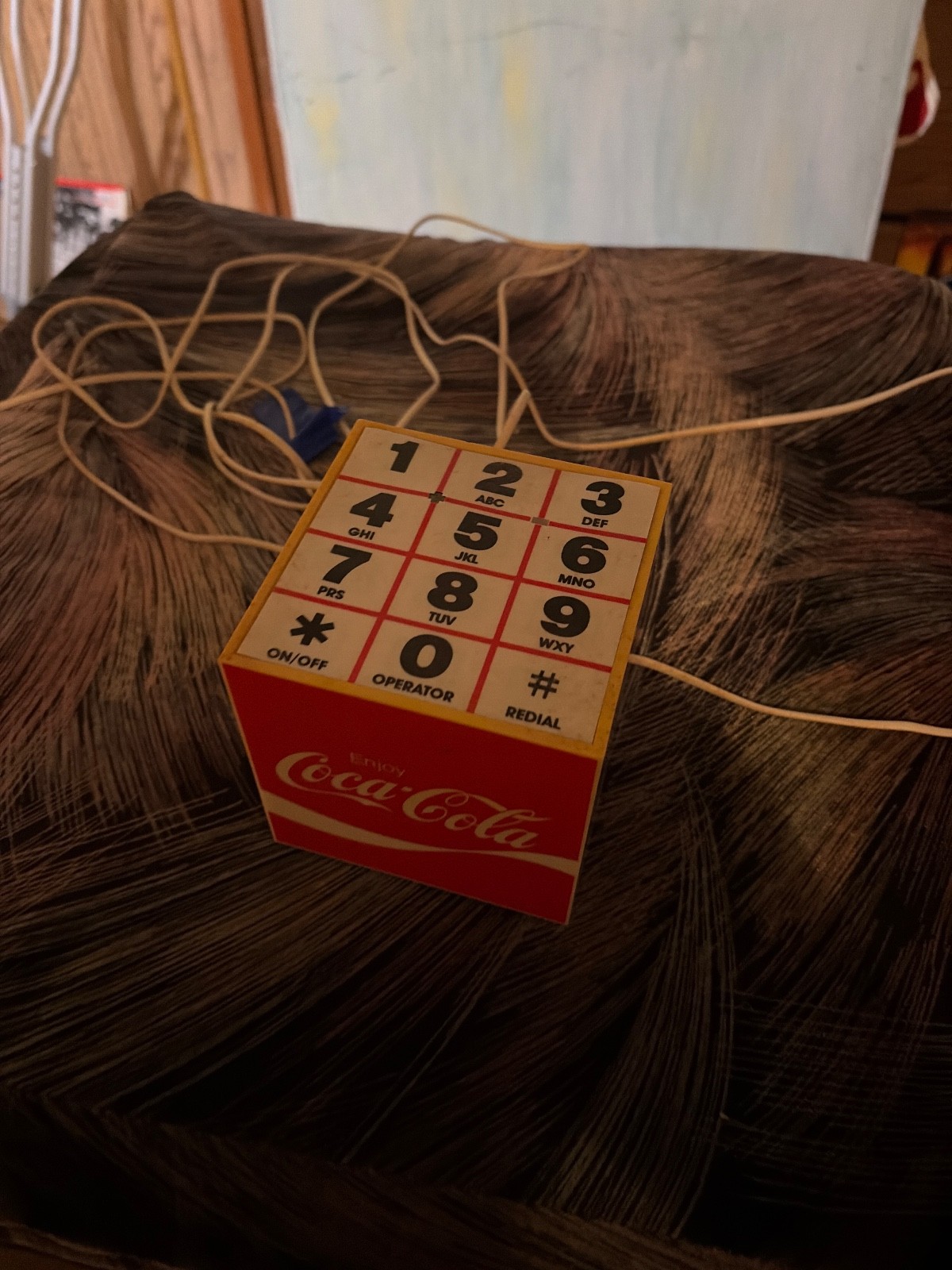 1984 coca cola plympic cube speaker phone in working con
