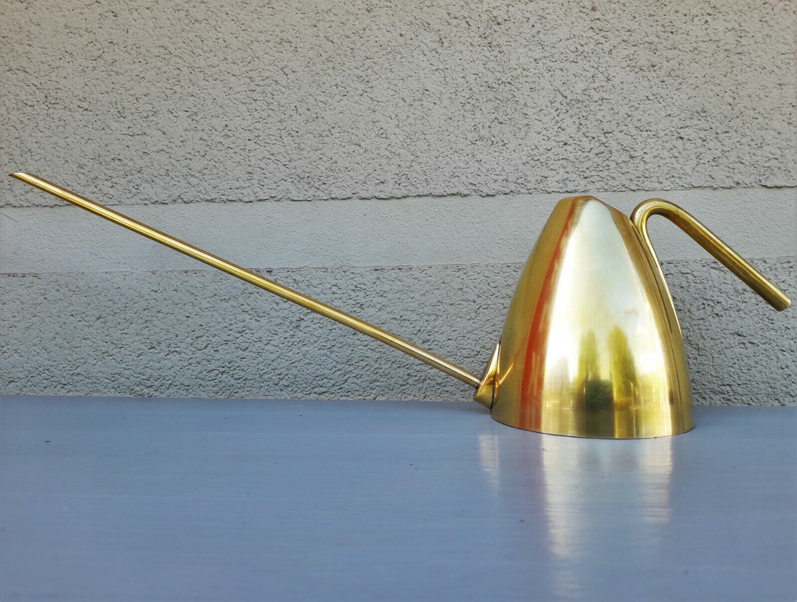 Vintage ORIGINAL Mid-century Carl Auböck modern brass watering can